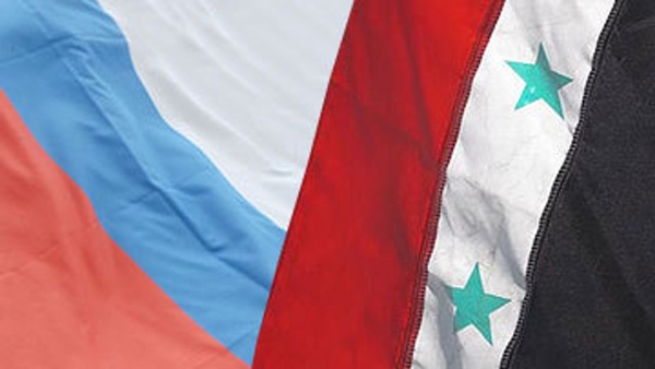 Флаги России и Сирии1