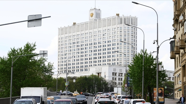 Дом Правительства Российской Федерации на Краснопресненской набережной в Москве0