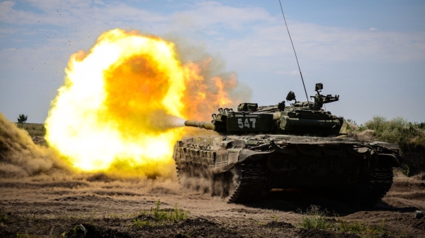 Танк Т-72Б 20-й гвардейской общевойсковой армии Западного военного округа0